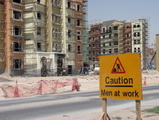 caution - men at work!