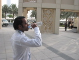 drinking water