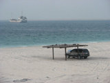 jeep at the beach