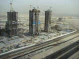 from the roofs of dubai marina