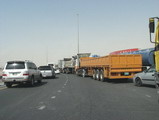 car chaos on emirates road